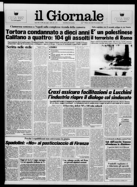 Il giornale : quotidiano del mattino